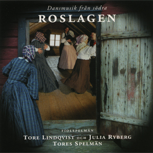 Tore Lindqvist m. fl. - Dansmusik från södra Roslagen CD omslag. Klicka för större version.