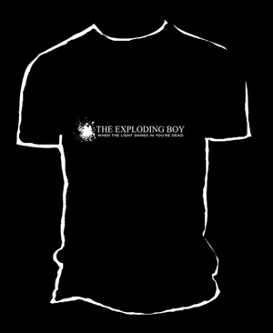 The Exploding Boy - T-shirt Light, click for larger version.