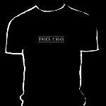 Twice a man - Black T-shirt.