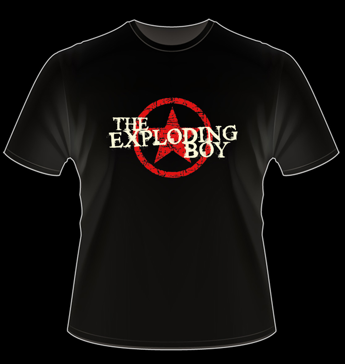 The Exploding Boy - Star T-shirt, click for larger version.