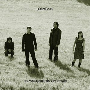 Fake Moss - It's you against the City tonight CD cover image, click for larger version.